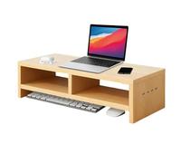 Generico Moniteur D'ordinateur - Organisateur De Bureau, Table Pour Tablette Moniteur Avec Espace De Stockage - Pour Studio Travail Dortoir Salle De Jeux Collège Bureau Imprimante Ordinateur Portable