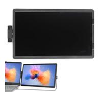 Generico Moniteur externe portable pour ordinateur portable | écran supplémentaire de 35,8 cm | 1080P Moniteur d'ordinateur portable rotatif avec 2 portes - Convient pour bureau à domicile
