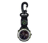 Generico Montre avec | Survie Extérieure | Montre avec, Convient pour Camping Randonnée Sac à Dos à Épaule Sport et Activités Alpinisme Aventure Hommes et Femmes, Olive, Reportez-Vous à la