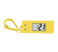 Generico Montre de poche porte-clés numérique - Mouvement silencieux précis | affichage net de la montre portable Mini | étudiants examen studio sac à dos comprend porte-clés pendentif 15 g, jaune