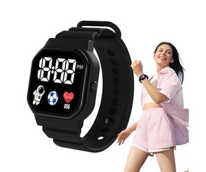 Generico Montre de Sport numérique pour - Montre connectée en Silicone étanche | Montre connectée GPS pour avec Jeux, Fonctions d'apprentissage et Design Confortable pour Une