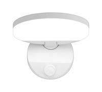Genérico Motion Sensor Wall Sconce, Modern Round 18W LED Fixture, Outdoor Light with Automatic Detection for Safety, Durable Weatherproof Design Features, Contemporary Outdoor Lighting Accessory
