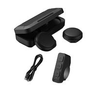Generico Motorcycle Headsets for Safety Helmets - Wireless Helmet Headset | Noise Cancelling LED Display, Rechargeable 250 mAh, IP67 Waterproof, Portable Motorcycle Headset with Charging Case
