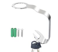 Generico Motorcycle Helmet Hanger, Wall Mounted Helmet Storage Hook, No Punching Hat Hook, Space Saving Multi Use For Home And Garage For Hats, Gloves, Bags, Keys, Clothes