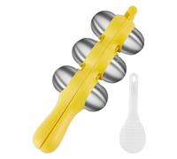 Genérico Moule à boule de riz à sushi - Outil à sushi en acier inoxydable | Moule de forme ronde robuste pour conception de riz, outil de décoration de sushi paire