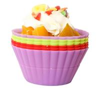 Generico Moule à de four - Silicone résistant à la chaleur pliable | Moule à cupcake, cuisson et gâteaux | pour les professionnels ménagers chef pâtissiers école cours cuisine restaurant