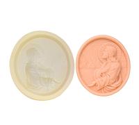 Generico Moule en silicone Jésus - 10,6 cm Moule pour | Sans danger pour les aliments, résistant à la chaleur, facile à déformer, réutilisable pour et artisanat