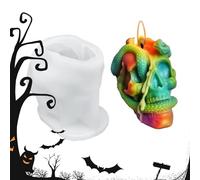 Generico Moule Halloween - Moule en silicone pour mastic - retrait facile des moules à craie artisanaux pour décorations festives, projets thérapie