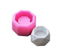 Generico Moule Octogone - Simpolgo Silicone Octogone 3D | Adoral Octagon Pt Moule, Moule D'octogone Pot Réutilisable, Pot Et Moule De Bougies Pour Artisanat Fait À La Main Et Dec