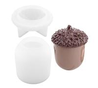 Generico Moule pour boîte de rangement - Silicone en forme de pignons créatifs | Moule réutilisable pour boîte à pendentif à libération facile | en silicone pour bocal à faire -par -Te PE