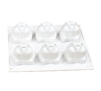 Genérico Moule pour hamster - Silicone alimentaire | Amusant hamster assis | Moule multifonction en gelée Flan Bougie Plâtre | Rangement facile Cuisine Desserts