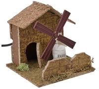 Generico Moulin à vent fonctionnel cm 15 x 15 x 14,5 h