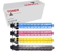 Genérico mp / C2503 / C2003 / C2004 / C2504 Lot de 4 cartouches de toner compatibles avec Ricoh Aficio 841925 / 841918, 841926 / 841919, 841927 / 841920, 841919 28/80. 41921