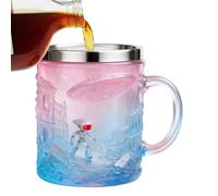 Generico Mug À Café | 20cl Alien En Relief 3D Pour Boisson | Mug À Boire Avec Bordure En Acier Inoxydable,Pour La Maison, La Cuisine, La Pause Travail, Le Matin, Le Soir Et Les