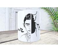 Genérico Mug Franz Kafka avec signature de l'auteur - Idéal pour offrir à tout amateur de bonne littérature.
