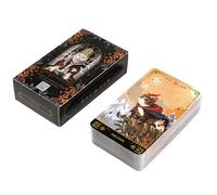 Generico Muse Cat Tarot Deck, Anglais Divination Cards, Whimsical Fortune Telling Game, 10,5 x 4,13 Inches Vibrant Spiritual Art, Compact Gift Set 78 Cards for Psychic Reading, Meditation
