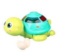 Genérico Musical Turtle Toy, Cartoon Egg Laying Tortoise, 7,87 x 6,29in Crawling Cognitive Toy, Lights Sound Features, Interactive and Fun for Kids Birthdays, Playtime, or Decor