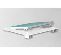 Generico NAMCP04081BDW BOUTEILLE D'INSPECTION DOR IKA PLAQUE 13 mm - 1 PZ - 40 x 50 cm Cadre en aluminium naturel verni blanc - Joint et porte en plaques de plâtre