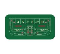 Generico Nappe de Pokerr - Nappe de - Tapis de Poker Holdem 120 x 60 cm, tapis de table de Pokerr antidérapant, couvre-tables de jeu pour fêtes de Poker, collectes de fonds, soirées