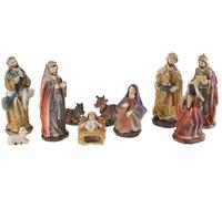 Generico Nativité 10 sujets Série 12 cm en résine