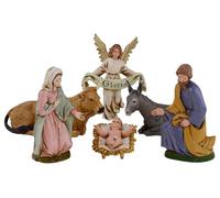 Generico Nativité 6 sujets Série 12 cm Landi Moranduzzo