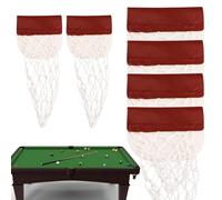 Genérico Net Bag - Cotton and PU, 6.69in Pocket Net Pool Table Pocket | Durable and Flexible Billiard Accessory, Replacement Nets For Pool Table, Home, Game Room