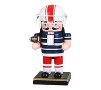 Genérico Neuvième Noël Casse-noix de baseball et football à thème sportif 15 cm pour table | en bois à collectionner pour centre de table nappe maison Noël décoration