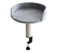 Generico Niche chat pour bureau amovible | lit chat attacher au bureau, doux pour animaux domestiques dans un appartement salon ou une chambre à coucher