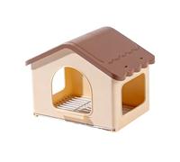 Generico Niche pour oiseaux confortable petit rideau rétractable avec | Casa Perroquets pour cage d'intérieur, volière, reproduction, sommeil, cachette
