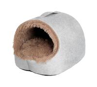 Generico Niche tanière pour chats - avec poignée chaude d'hiver douce, confortable pour chatons, relaxant maison de sommeil pour chatons - convient à la maison dortoir appartement salle de séjour