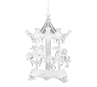 Genérico Noël Décoration de maison en acrylique transparent | Décoration d'arbre de Noël, pour chambre, salle de bain, maison, hiver, nuit, couloir, école, bureau, fête, anniversaire