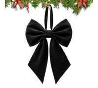 Genérico Noël en velours - 22 x 12,5 pouces, pré-noué | arbre | Clip antidérapant, design coupe-vent, texture douce qui ne se détache pas, décoration de couronnes, étagères et PU