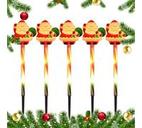 Generico Noël - Environ 4 cm x 1,57 pouces | Lucines d'extérieur | Décorations de Noël Sólari | pour jardin, pelouse, rue, maison, chambre, salon, fête