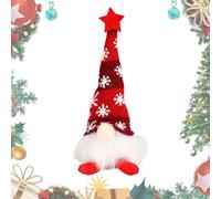 Genérico Noël illuminé | Décoration saisonnière de naine - Ornement avec lumière pour Bureau, fête familiale, Bureau, étagère de télévision, entrée de Table de Nuit