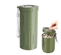 Generico Noix, 2-en-1 Vaisselle portable avec grande capacité et démontable, porte-serviettes et craquelins | Pour pistaches cerises bleuets fruits extérieurs voiture voyage Noël anniversaire