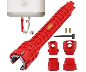 Generico Nouvel Outil Multifonctionnel Pour sInstallation 14 En 1, Paer Économiser De La Main-d'œuvre, Clé Pear Robinet SPour Évier Pour L'Entretien À La Ménage, P