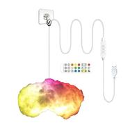 Genérico Nuageux lumineux LED pour plafond, décorations de lampe DIY avec télécommande, lumière LED changeante de couleur avec télécommande, pour salon, chambre d'enfant, bar, résidence universitaire