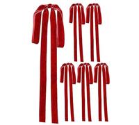 Genérico Nœuds de Noël | Nœuds pour couronnes de Noël, 6 unités de fête, mariage, célébrations, réunions