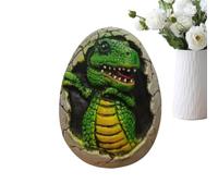 Genérico Oeuf de dinosaure Jouet - Figurines artisanales pour décoration | Jouet en œuf de dinosaure qui éclose, pour fêtes de Pâques, anniversaire d'enfant et décoration de la maison