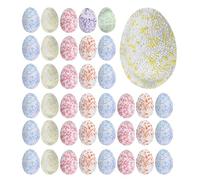 Generico Oeufs de Pâques décoratifs, Mousse de Pâques Œufs | 100x Décorations de Pâques Faux Beaux Oeufs abattus, Décorations d'oeufs de Pâques et tachée pour grandes décorations, chasses