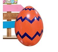 Genérico Oeufs de Pâques gonflables pour décoration, 40 cm Décoration gonflable colorée de Pâques - Pour extérieur, jardin, maison, pelouse, intérieur et