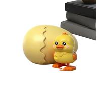 Genérico Oeufs qui éclosent | Jouets en corde animaux de Pâques Fournitures pour | Figurine d'œuf avec coquille qui s'ouvre | pour , voyages, crèche, maison, anniversaire