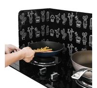 Generico Oil Splatter Guard - Aluminium 32,5 x 84 cm Foldable Grease Shield | Anti-Oil Splash Protector for Frying Cooking Stove Top | Lightweight Kitchen Cooking Accessory, 80 g