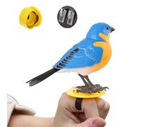 Genérico Oiseau électrique interactif pour - Figurine réaliste Animale pour Parler favoris, fête, Bureau, enrichissement des Animaux de Compagnie