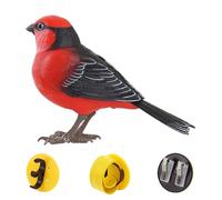 Genérico Oiseau jouet - Jouet d'oiseaux pour bébés, figurine réaliste animale pour parler favoris, fête, bureau, enrichissement animaux de compagnie