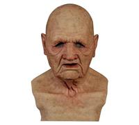 Generico Old Man Face Cover, Latex Halloween Masque, Réaliste Cosplay Headgear, Halloween Costume Props, Adult Face Cover Costume, Funny Old Man, Halloween Accessories,