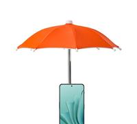 Genérico Ombrella pour soleil - Protection solaire UV pour grands parapluies à ciel ouvert ouvert | Parole de golf extra grande taille au vent et à l'épreuve de la pluie et du soleil, Orange, Consulte