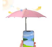 Genérico Ombrella pour soleil - Protection solaire UV pour grands parapluies à ciel ouvert ouvert | Parole de golf extra grande taille au vent et à l'épreuve de la pluie et du soleil, rose, Consulte