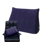 Genérico Oreiller cale Gonflable - Coussin de Triangulaire rembourré pour Voyage et Maison | Matelas incliné Anti-Reflux Oreiller Portable pour Lecture, Repos et élévation Jambes