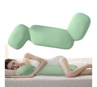 Genérico Oreiller corporel : coussin long ergonomique, support ferme et stable, qui dort sur le côté avec alignement naturel | Utilisation quotidienne pour dormir à la maison confort constant repos